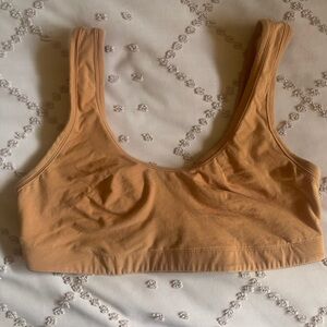 aerie orange scoop neck bralette